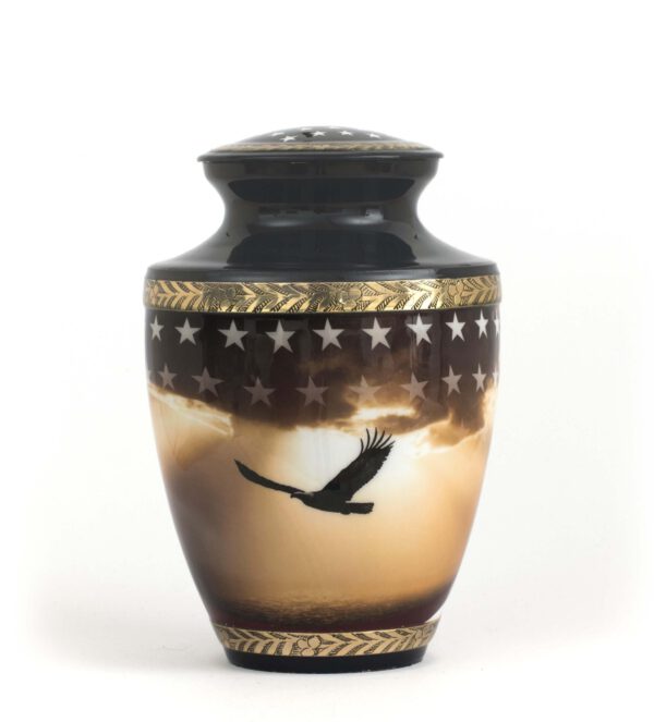 Eagle Bird Cremation Urn for Human ash scaled